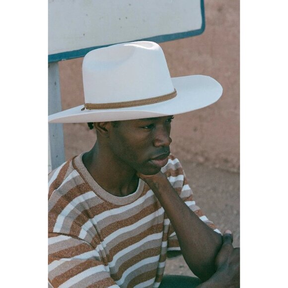 Lack of Color Ridge Cowboy in Ivory Small New Womens Western Beach festival
